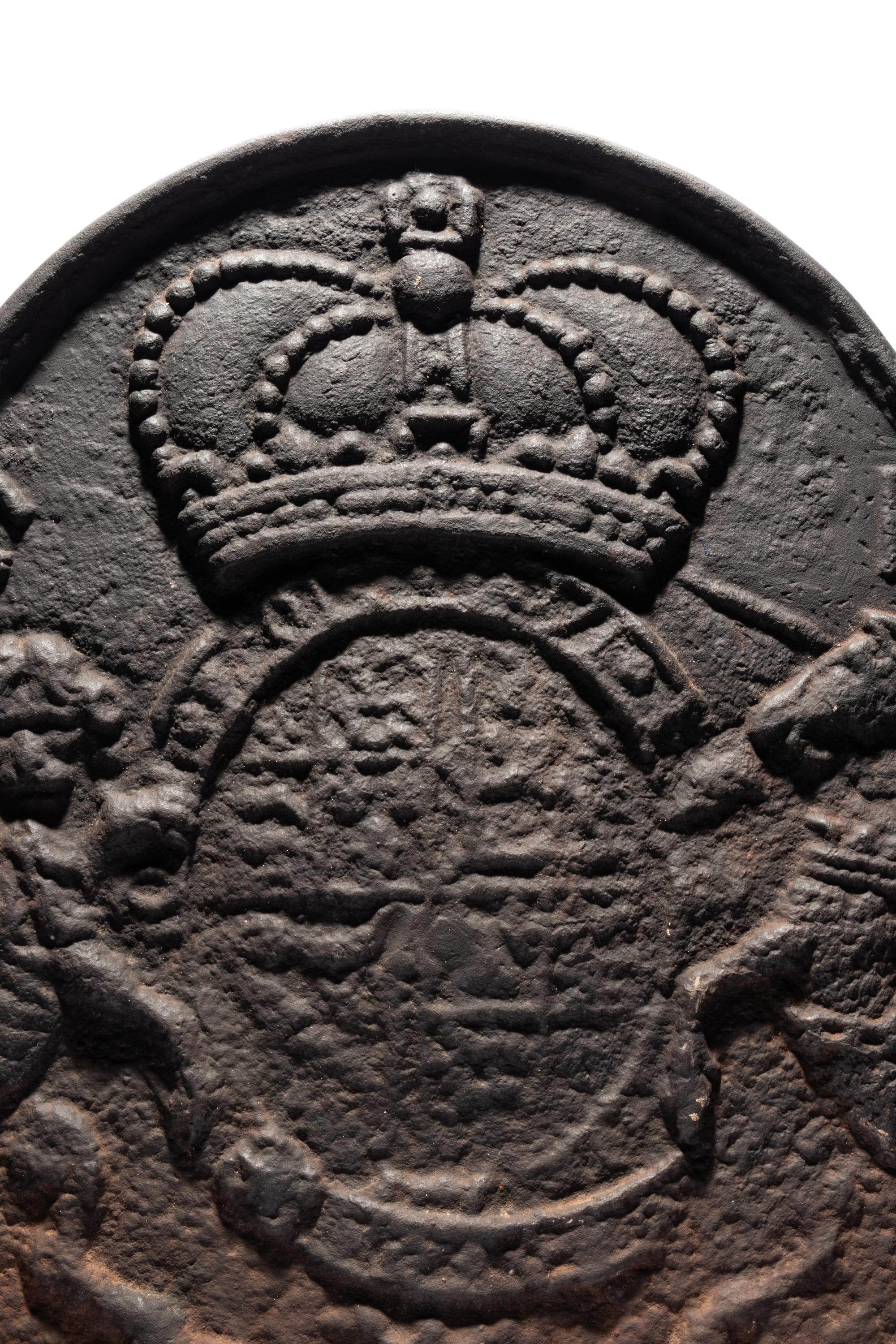 An English Cast Iron Fireback
