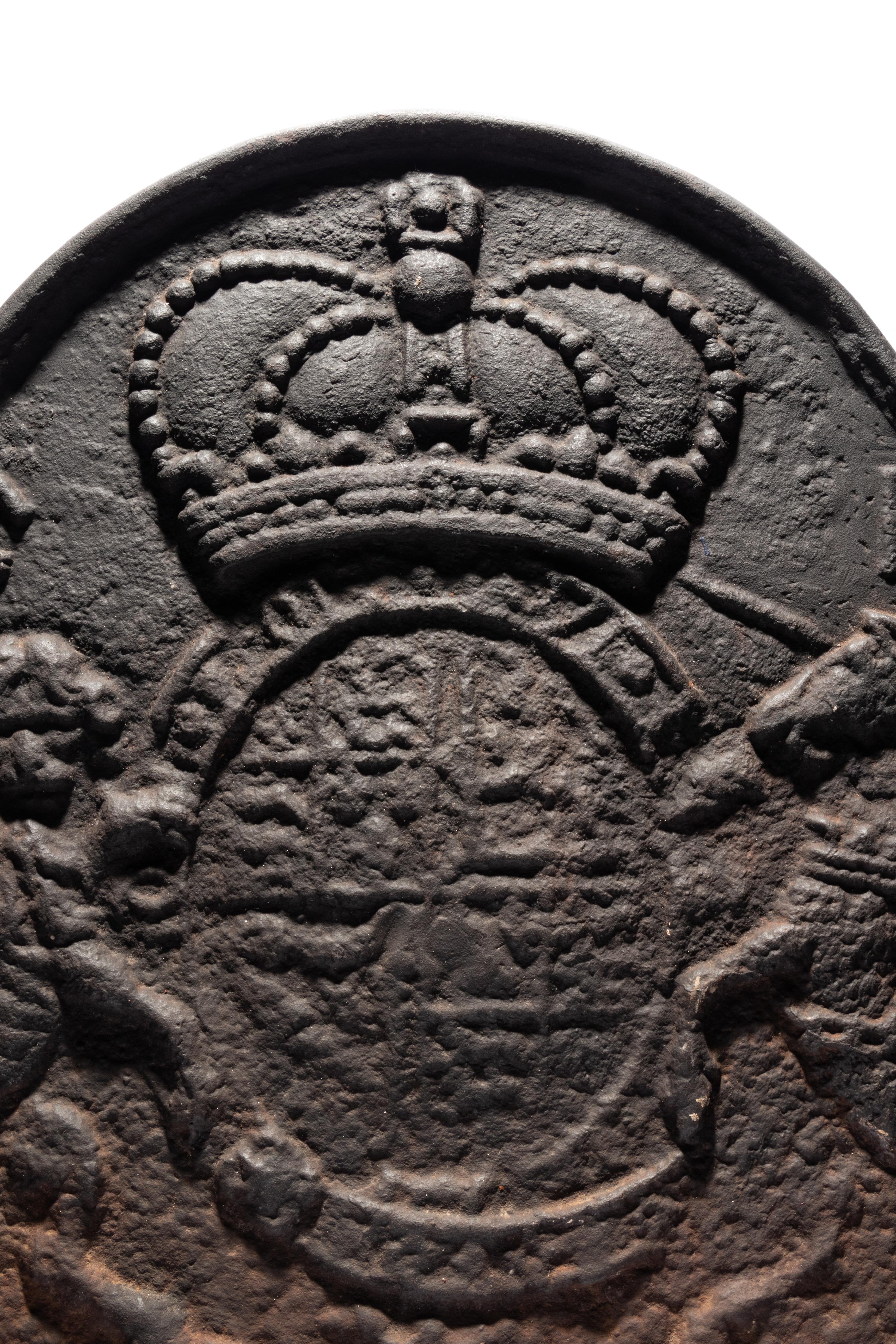 An English Cast Iron Fireback