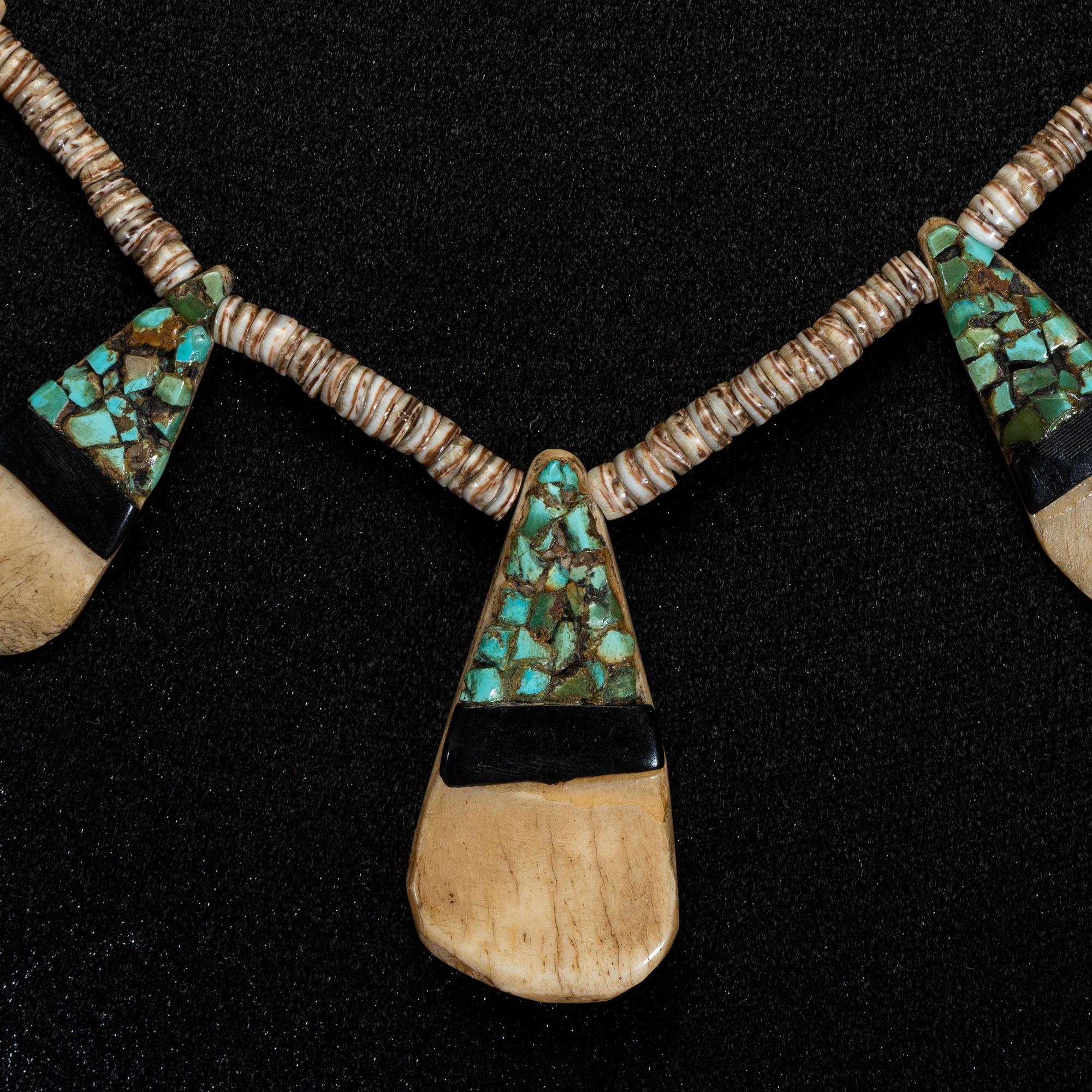 Kewa Depression Era Necklaces, Pair