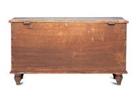 A Country Diminutive Grain Painted Poplar Blanket Chest