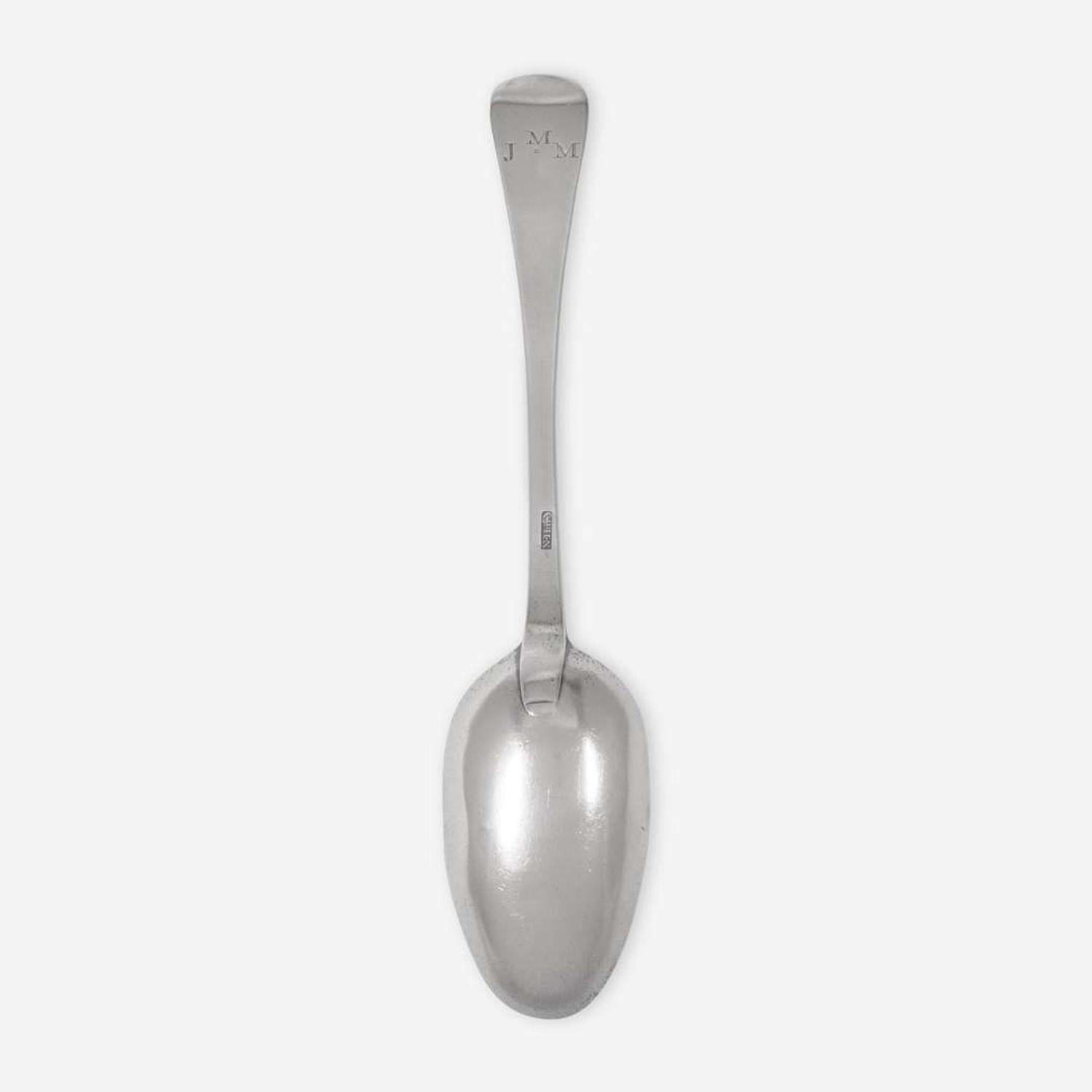 A silver tablespoon Nathaniel Hurd (1729-1777), Boston, MA, circa 1750
