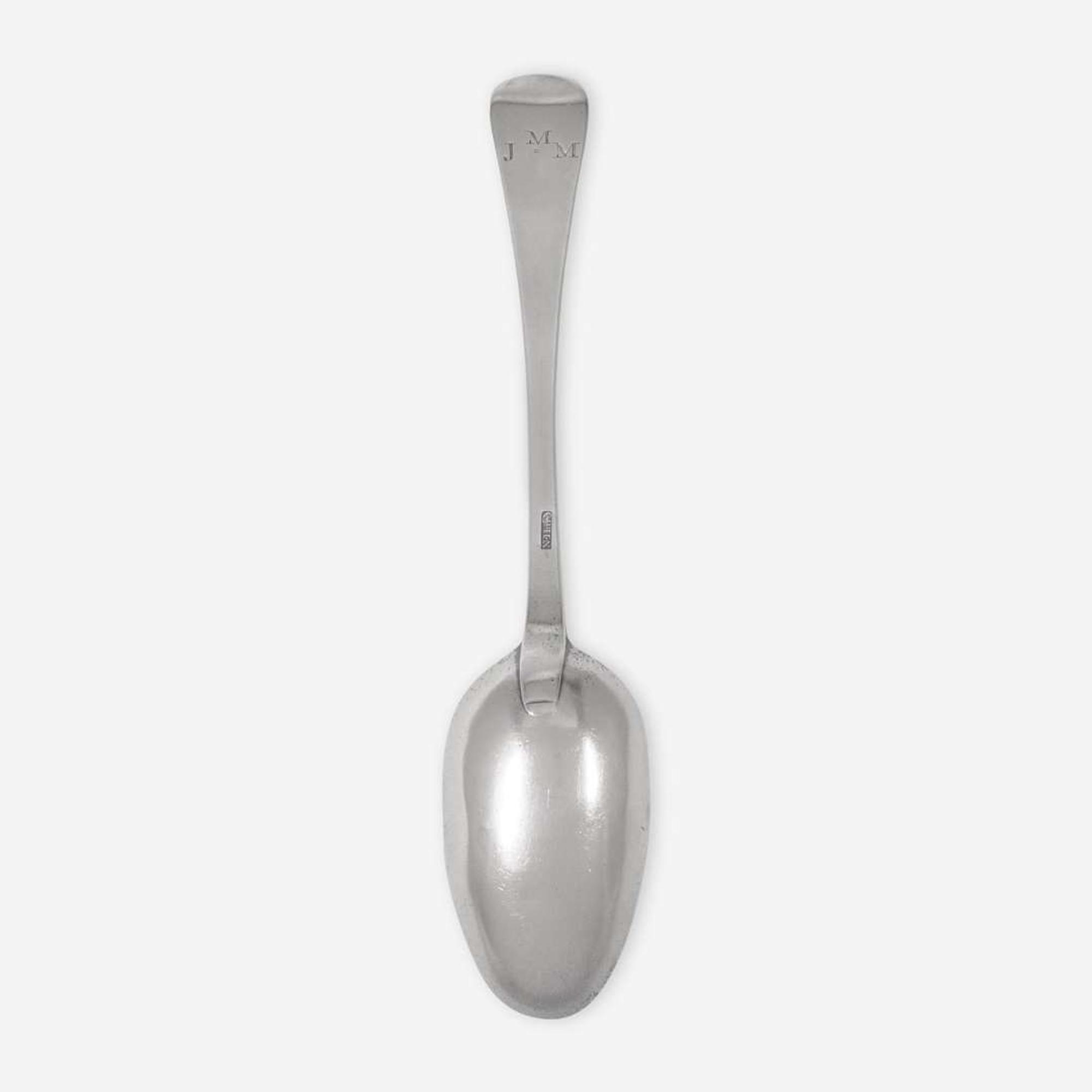 A silver tablespoon Nathaniel Hurd (1729-1777), Boston, MA, circa 1750