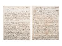 [SLAVERY & ABOLITION] -- [RECONSTRUCTION]. Labor contracts, "Rules & Regulations," and other documents associated with freedmen working on the South Carolina plantation of John S. Wilson, 1865-1868.