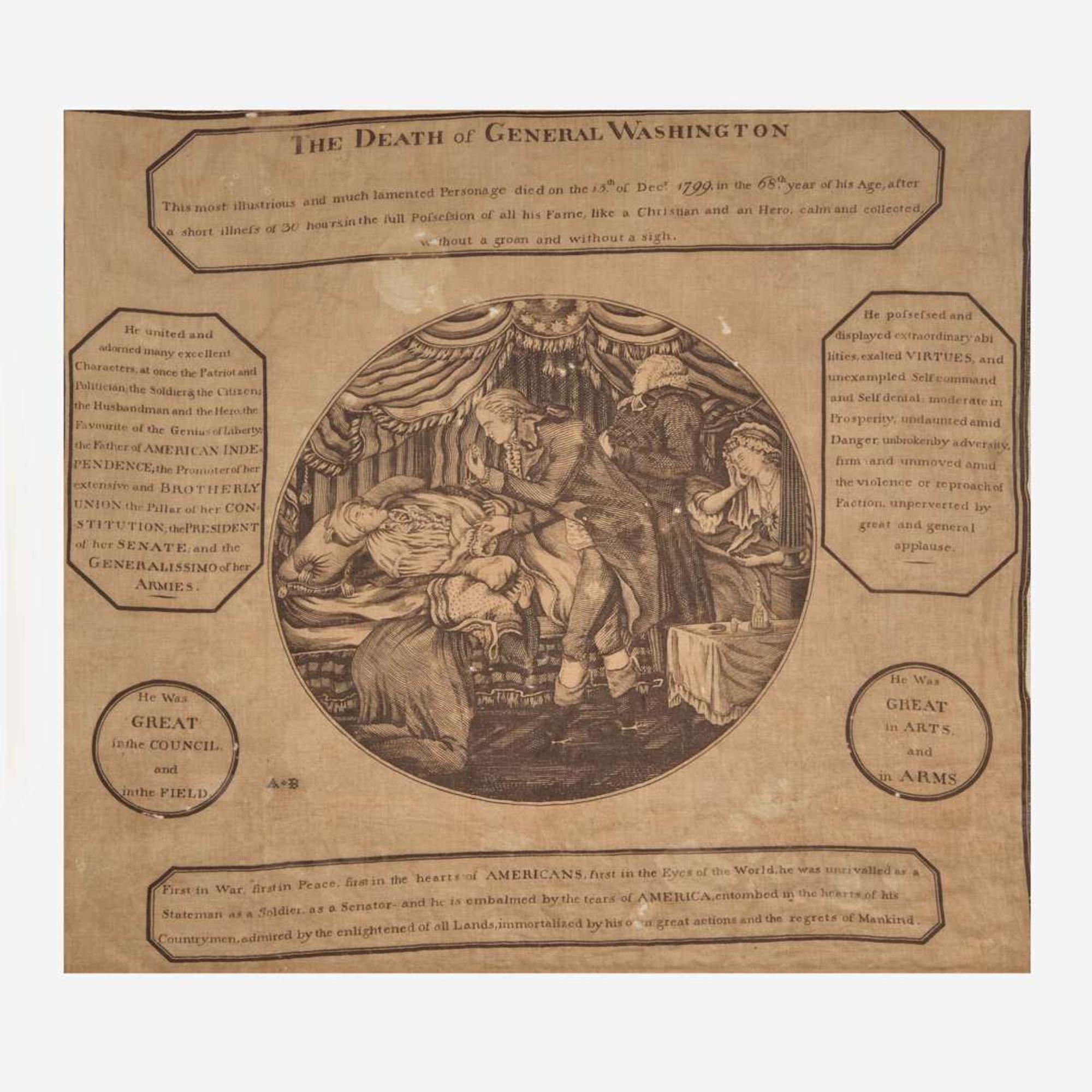 [Presidential] [Washington, George] The Death of General Washington