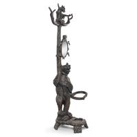A Swiss "Black Forest" Carved Bear Hall Tree