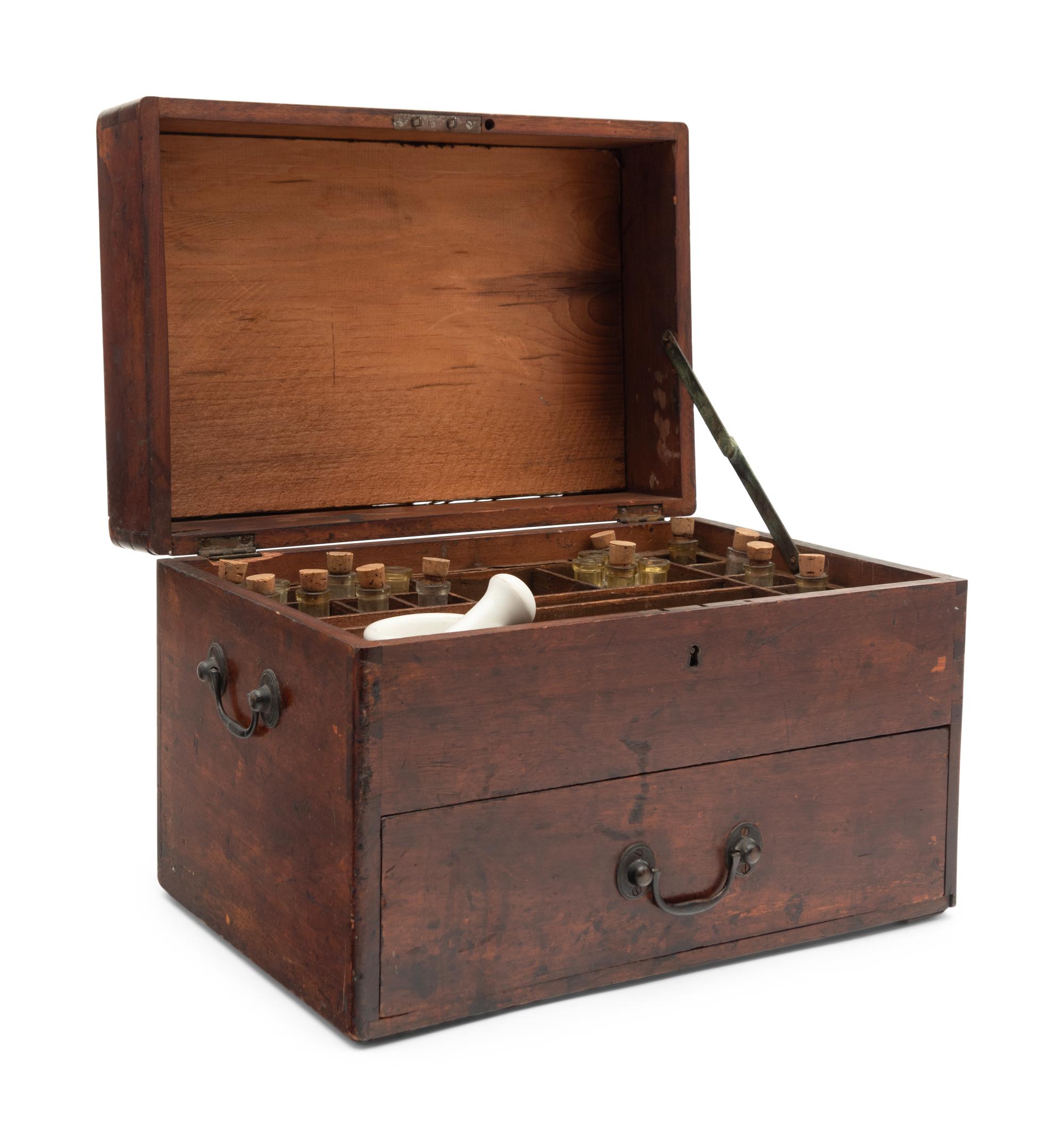 An English Travelling Apothecary Case