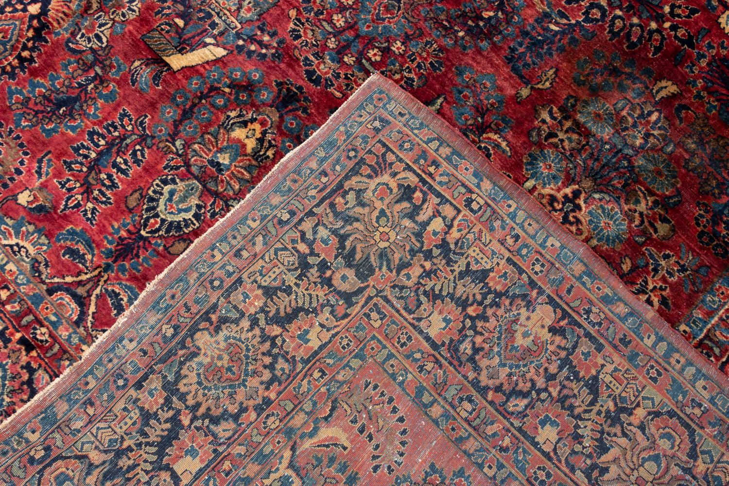 A Sarouk Wool Rug