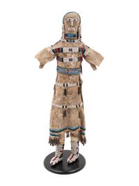 Northern Plains Beaded Hide Doll