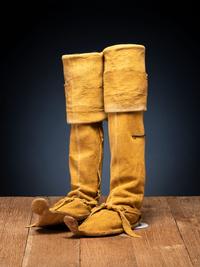 Chiricahua Apache Hide Boots