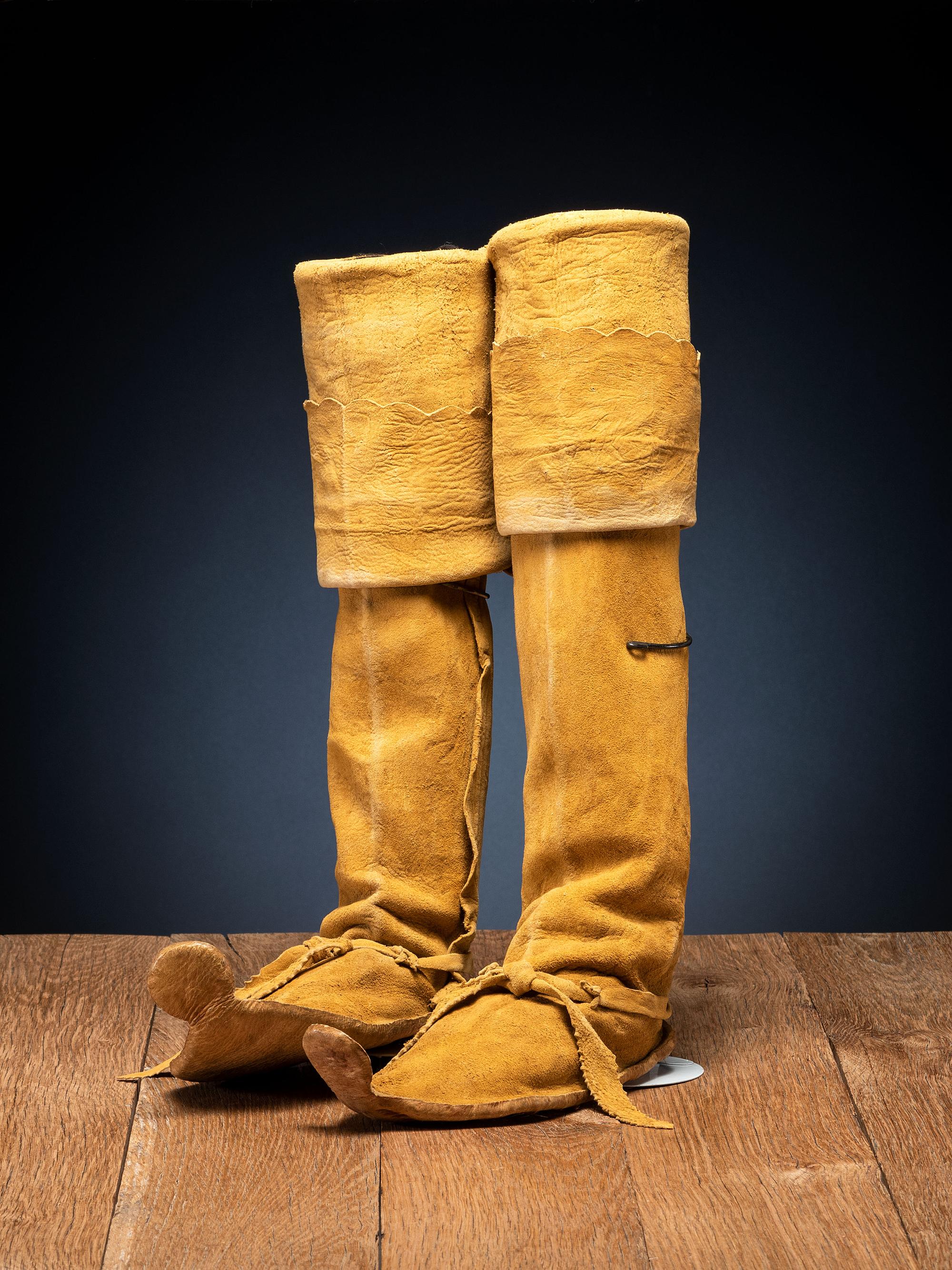 Chiricahua Apache Hide Boots