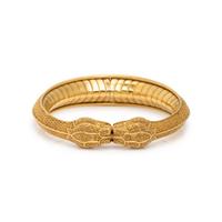 REVIVALIST, HIGH KARAT GOLD SERPENT BANGLE BRACELET