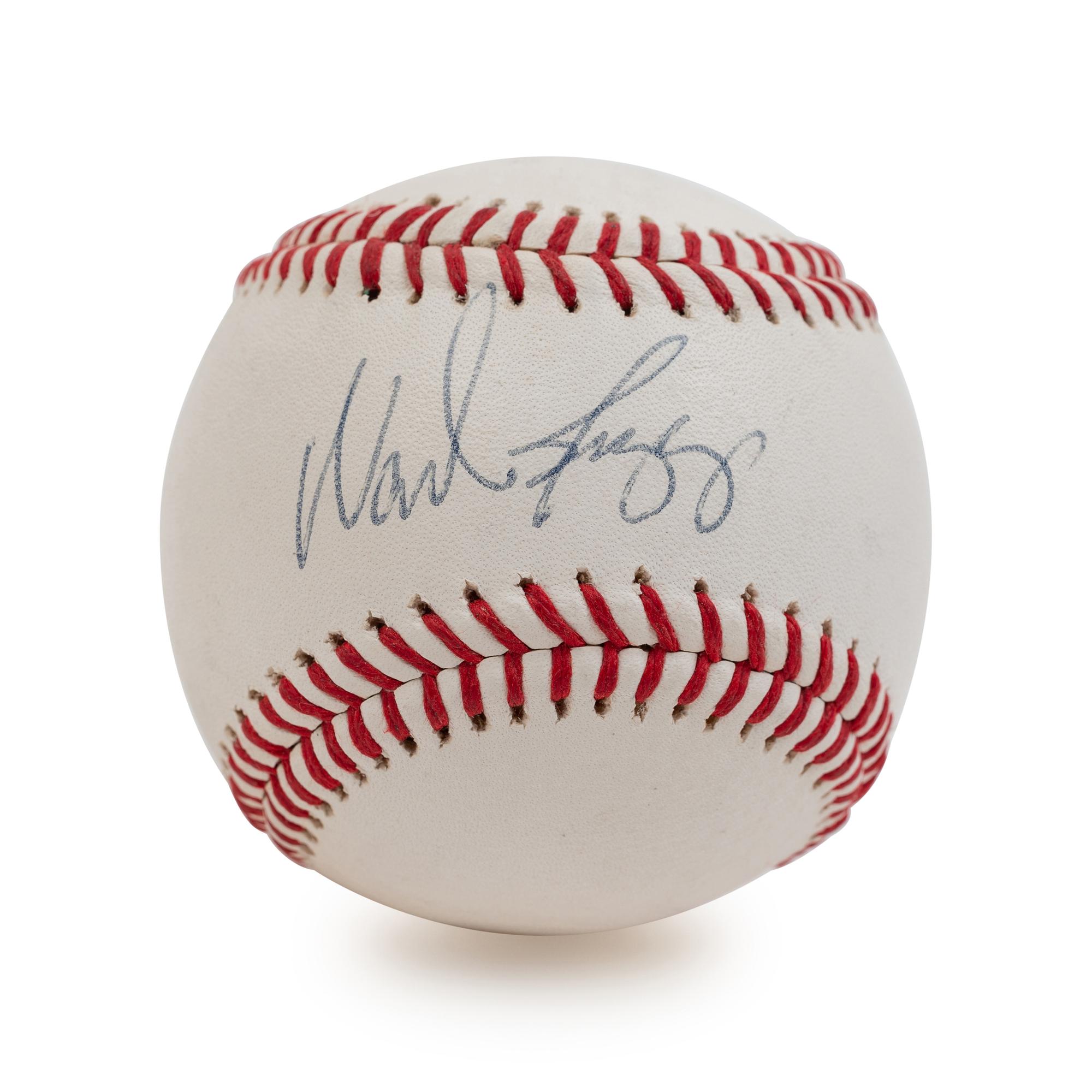 A Group of Nine Baseball Hall of Fame and Notables Signed Autograph Items (BAS Beckett Authentication Services Certified),