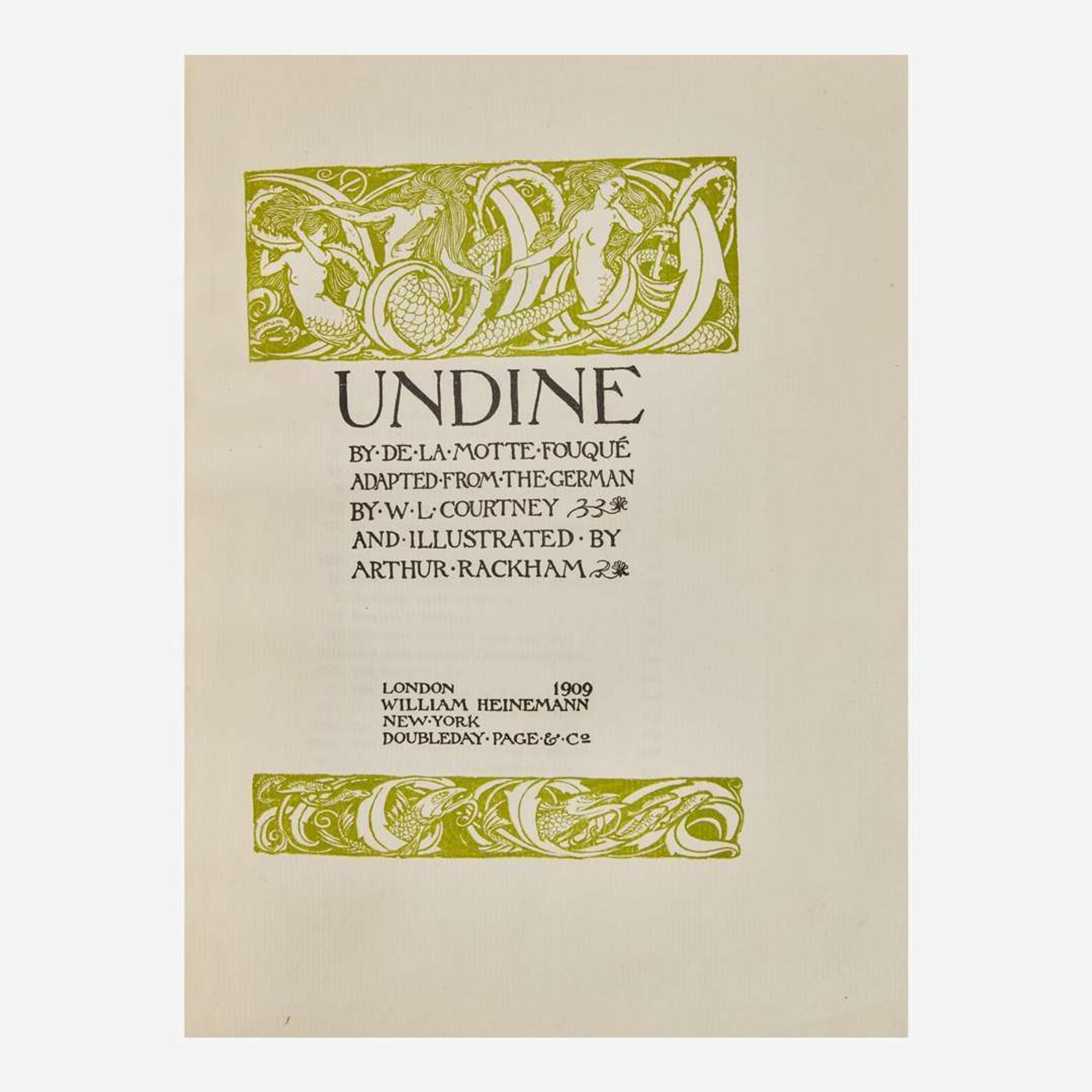 [Children's & Illustrated] [Rackham, Arthur] Fouque, Friedrich de la Motte Undine