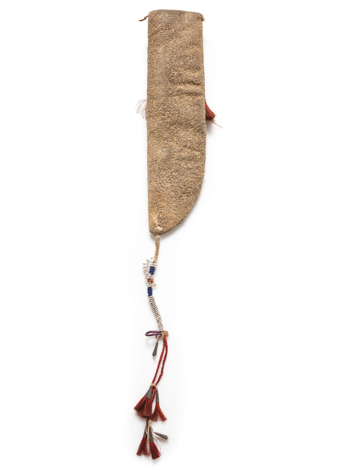 Sioux Beaded Buffalo Hide Knife Case