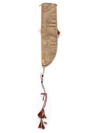 Sioux Beaded Buffalo Hide Knife Case