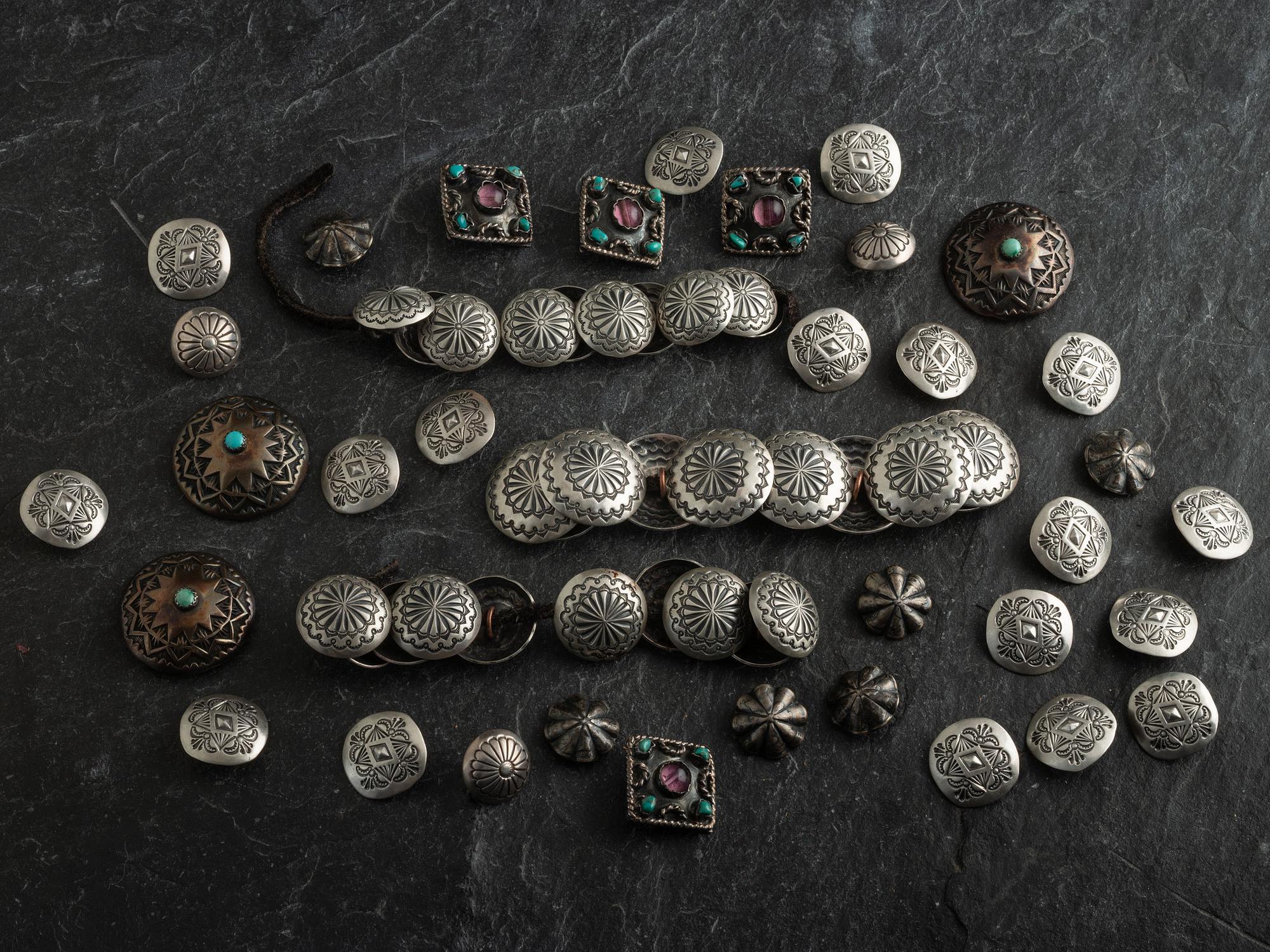 Southwestern Silver Buttons