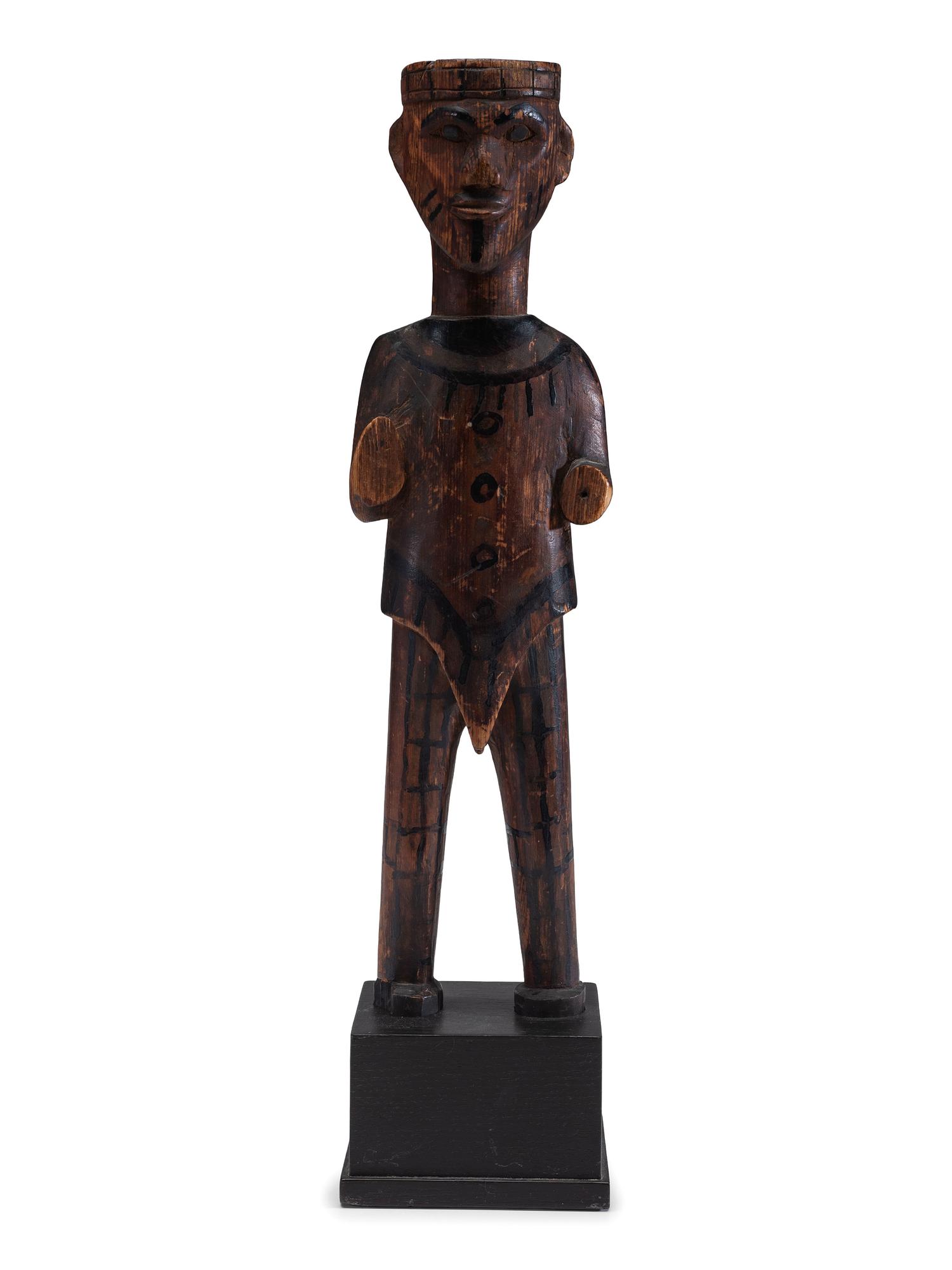 Quinault Carved Wood Figure