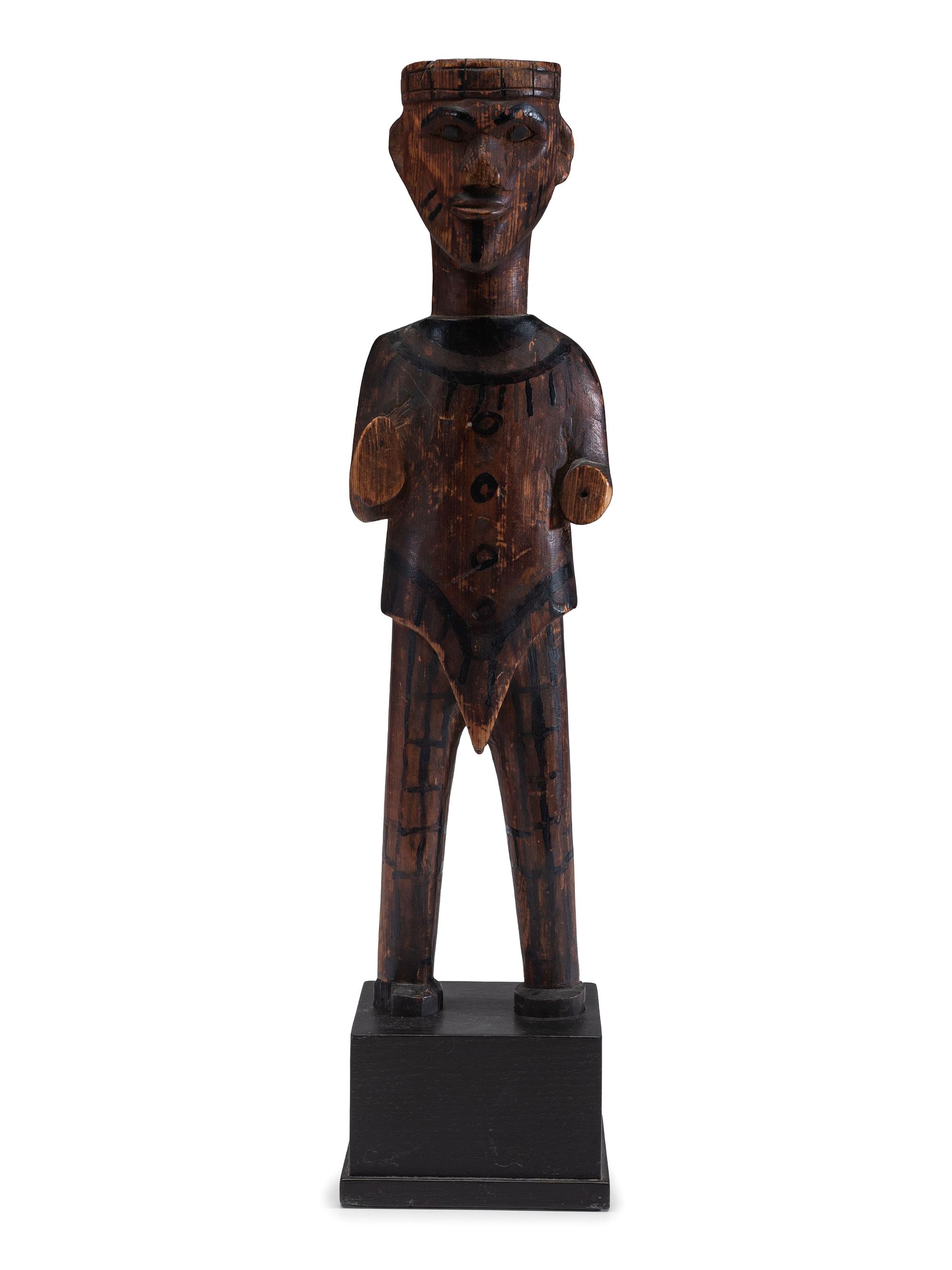 Quinault Carved Wood Figure