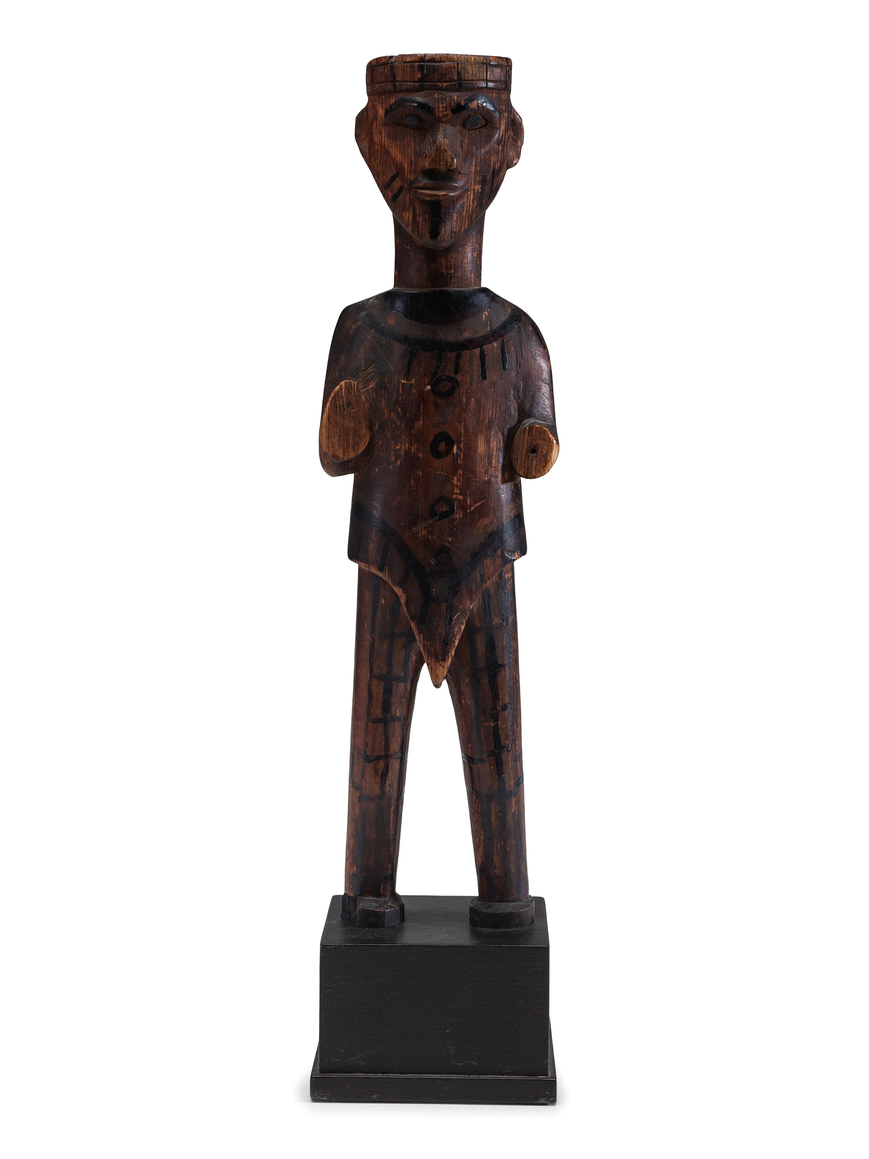 Quinault Carved Wood Figure