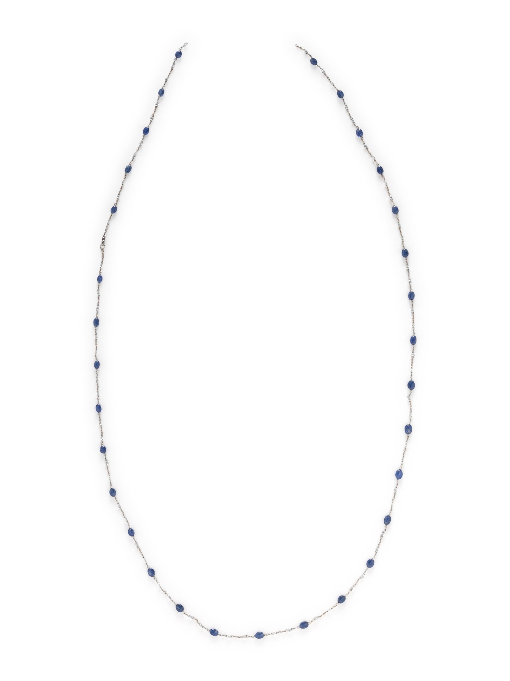 COLLECTION OF GEMSTONE AND DIAMOND NECKLACES