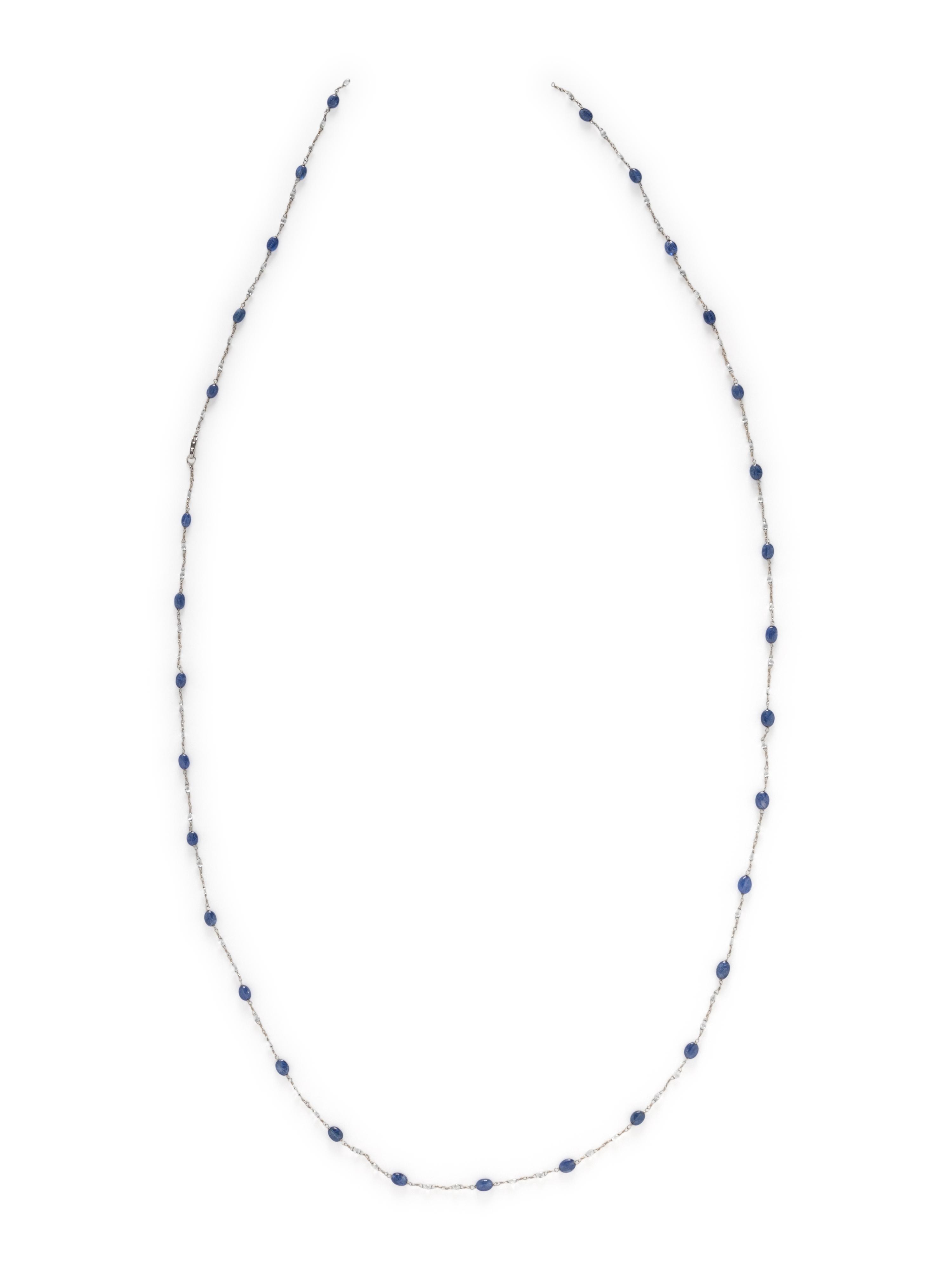 COLLECTION OF GEMSTONE AND DIAMOND NECKLACES