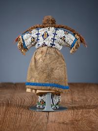 Sioux Beaded Hide Doll