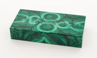 An Italian Malachite Veneered Box Width 7 inches — 20TH CENTURY