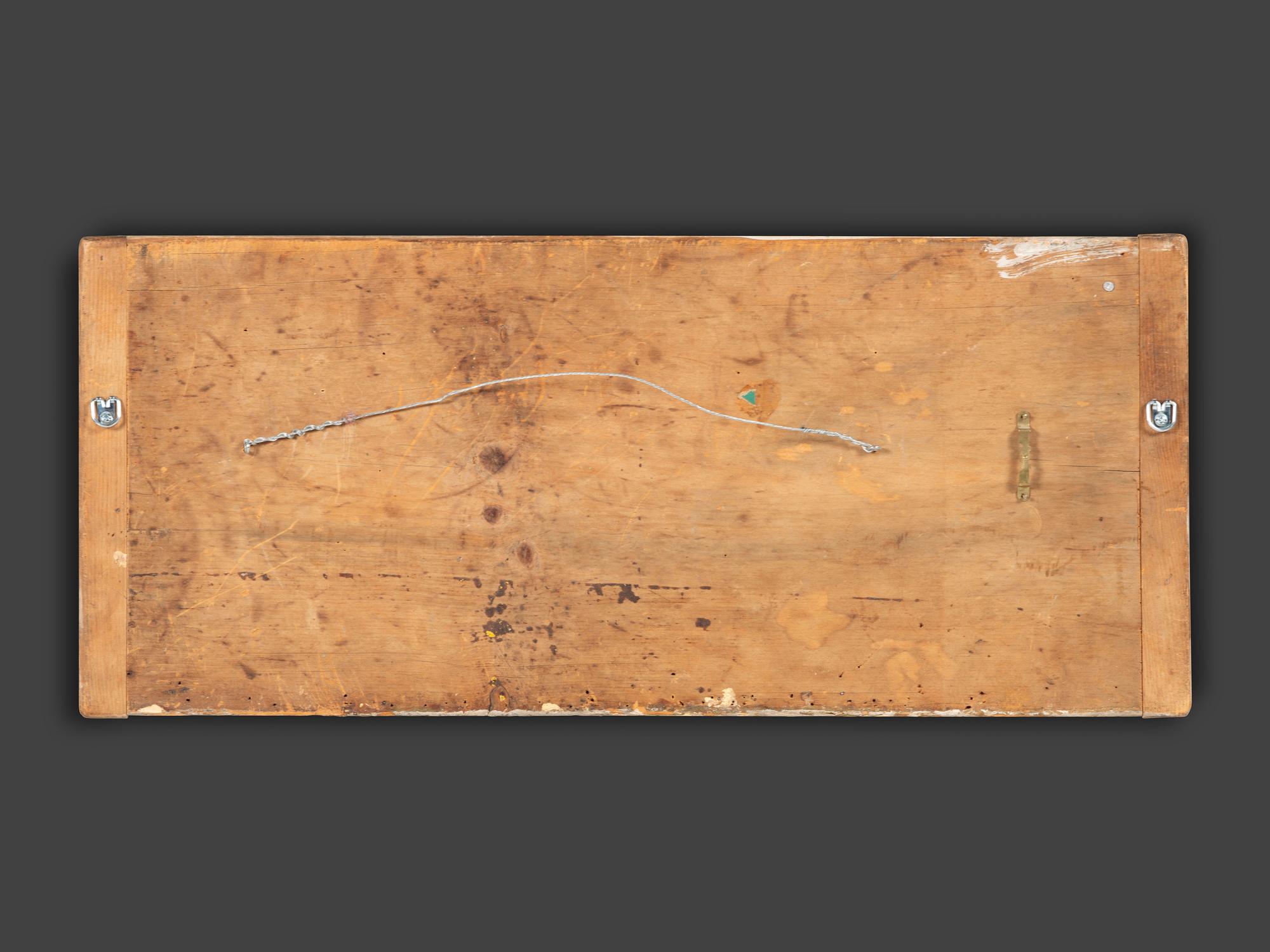 Four Decorated Wood Game Boards