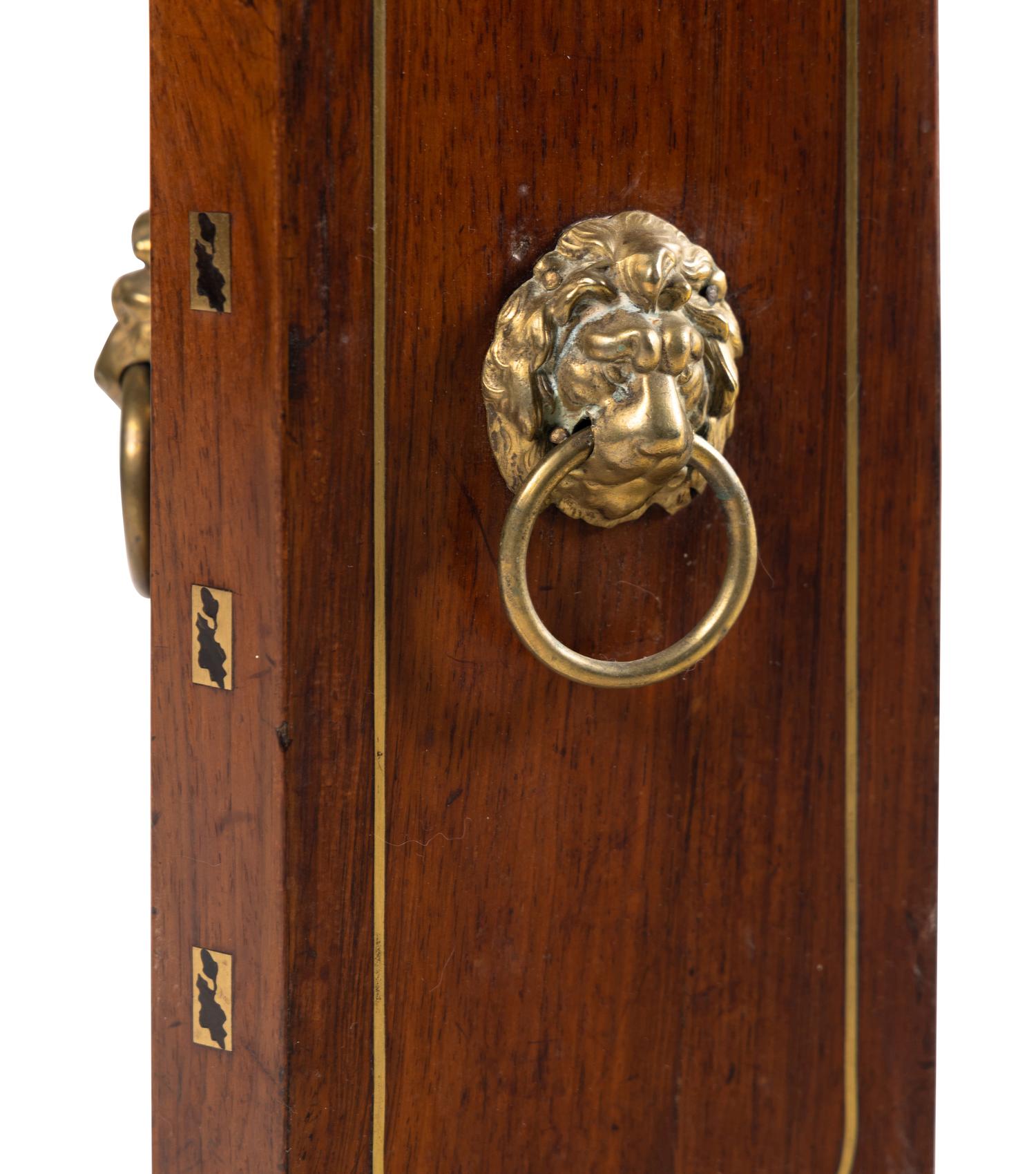 A Regency Gilt Bronze Mounted Mahogany Torchère
