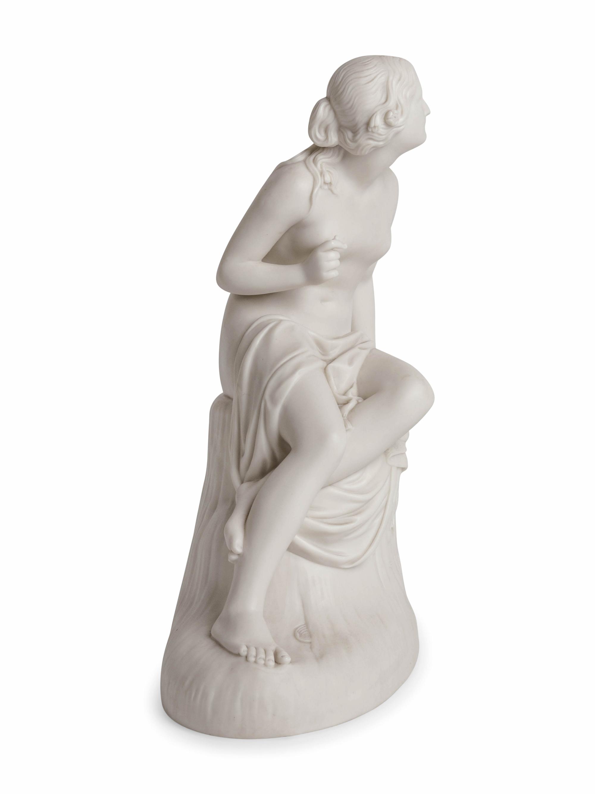 A Copeland Parianware Figure of Seated Venus