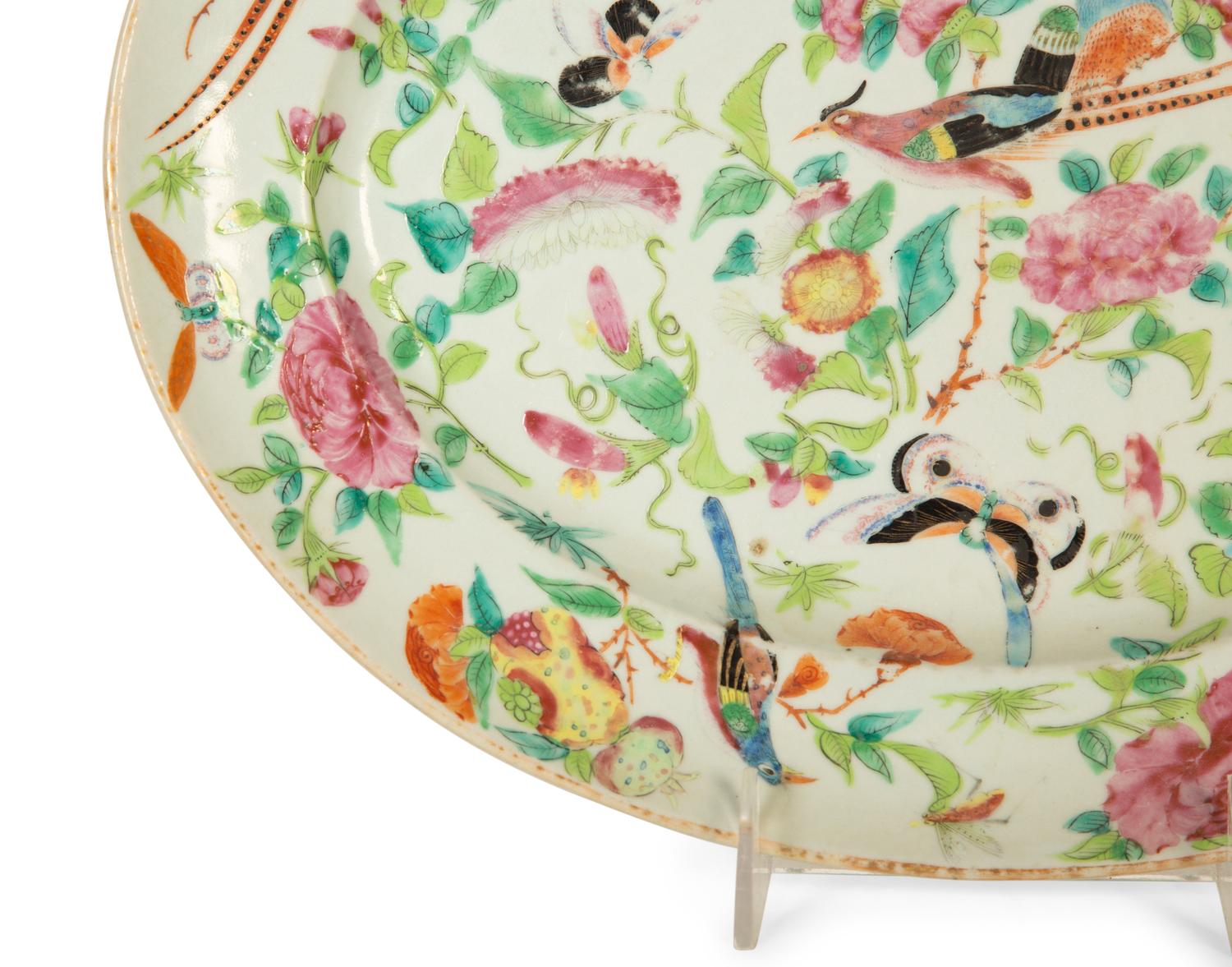 A Chinese Famille Rose Porcelain Platter