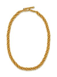 TIFFANY & CO., SCHLUMBERGER, YELLOW GOLD FANCY CHAIN NECKLACE