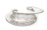 A Sterling Silver and Diamond 'Large Propeller Cuff' Bracelet, Lynn Ban, 82.30 dwts.