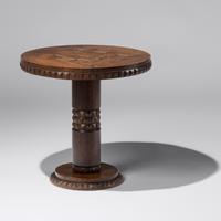 Carved center table