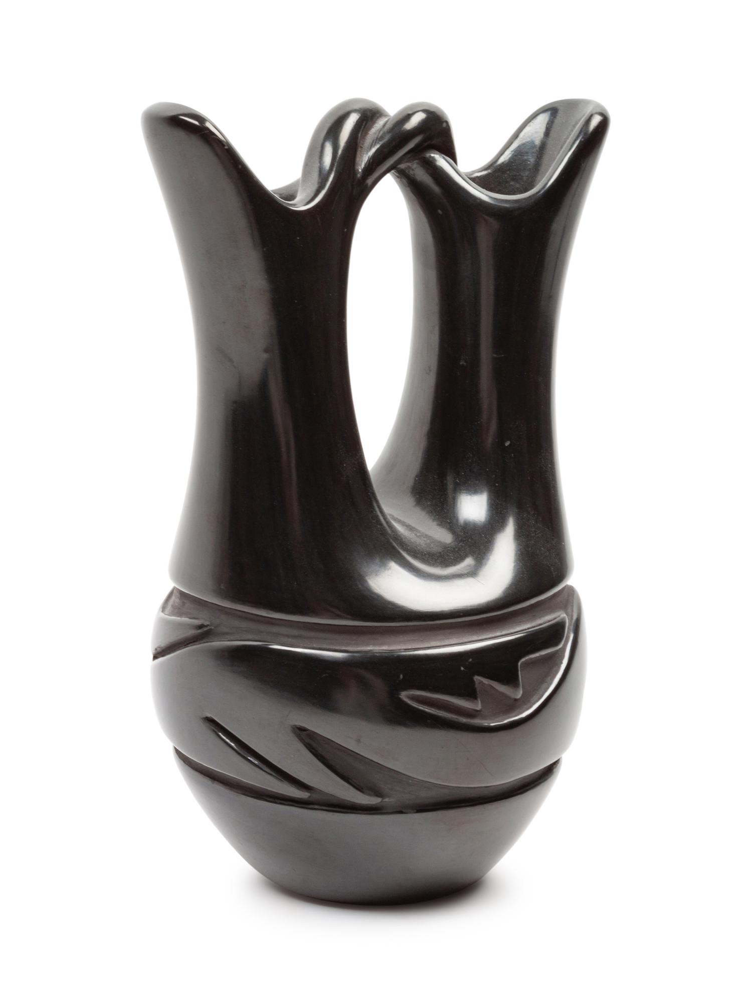 Blackware Wedding Vase