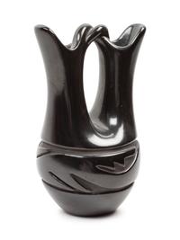 Blackware Wedding Vase