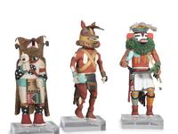 Collection of Hopi Katsina Dolls
