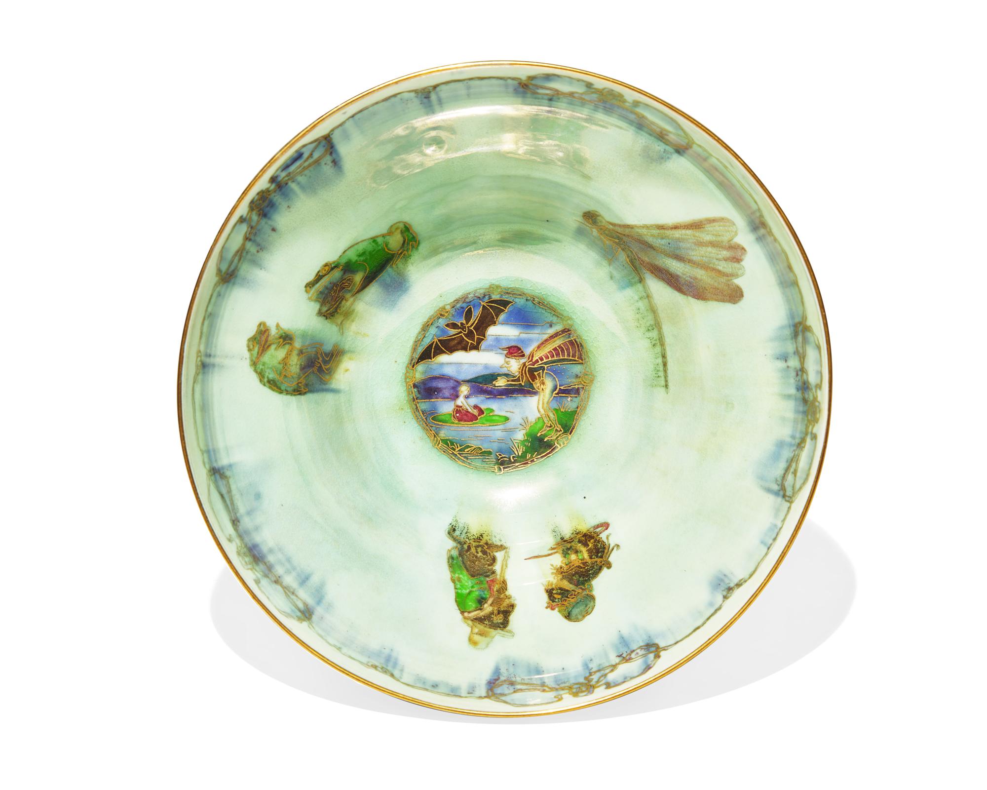 A Wedgwood Fairyland Lustre 'Melba Centre' Bowl
