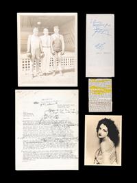 A Group of Heavyweight Champion Jack Dempsey Items Including a Letter from Tex Rickard's Widow With Fascinating Content,
