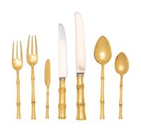 A Tiffany and Co. Silver-Gilt Flatware Service