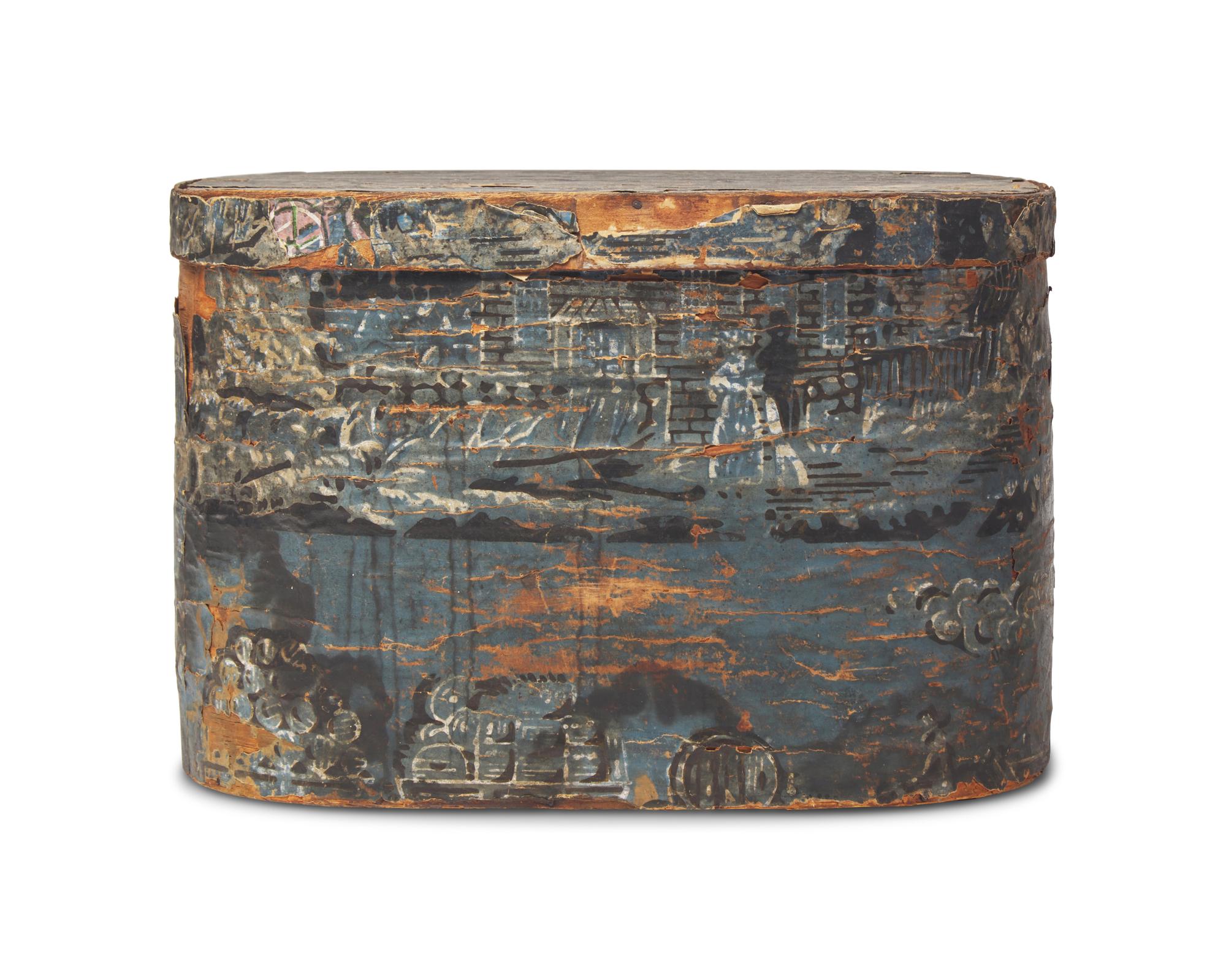 A Wallpaper Covered Bandbox