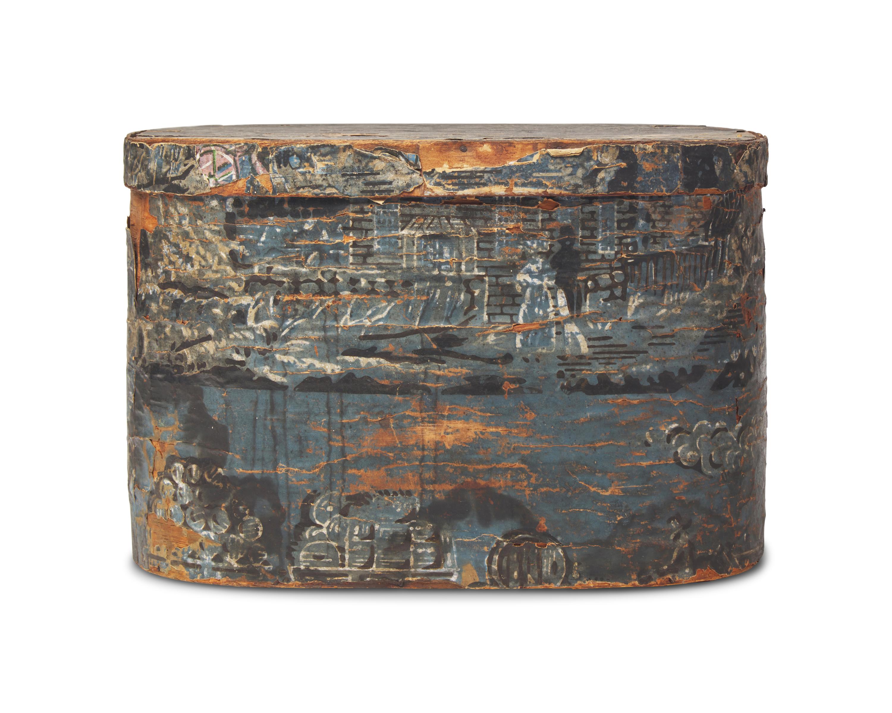 A Wallpaper Covered Bandbox