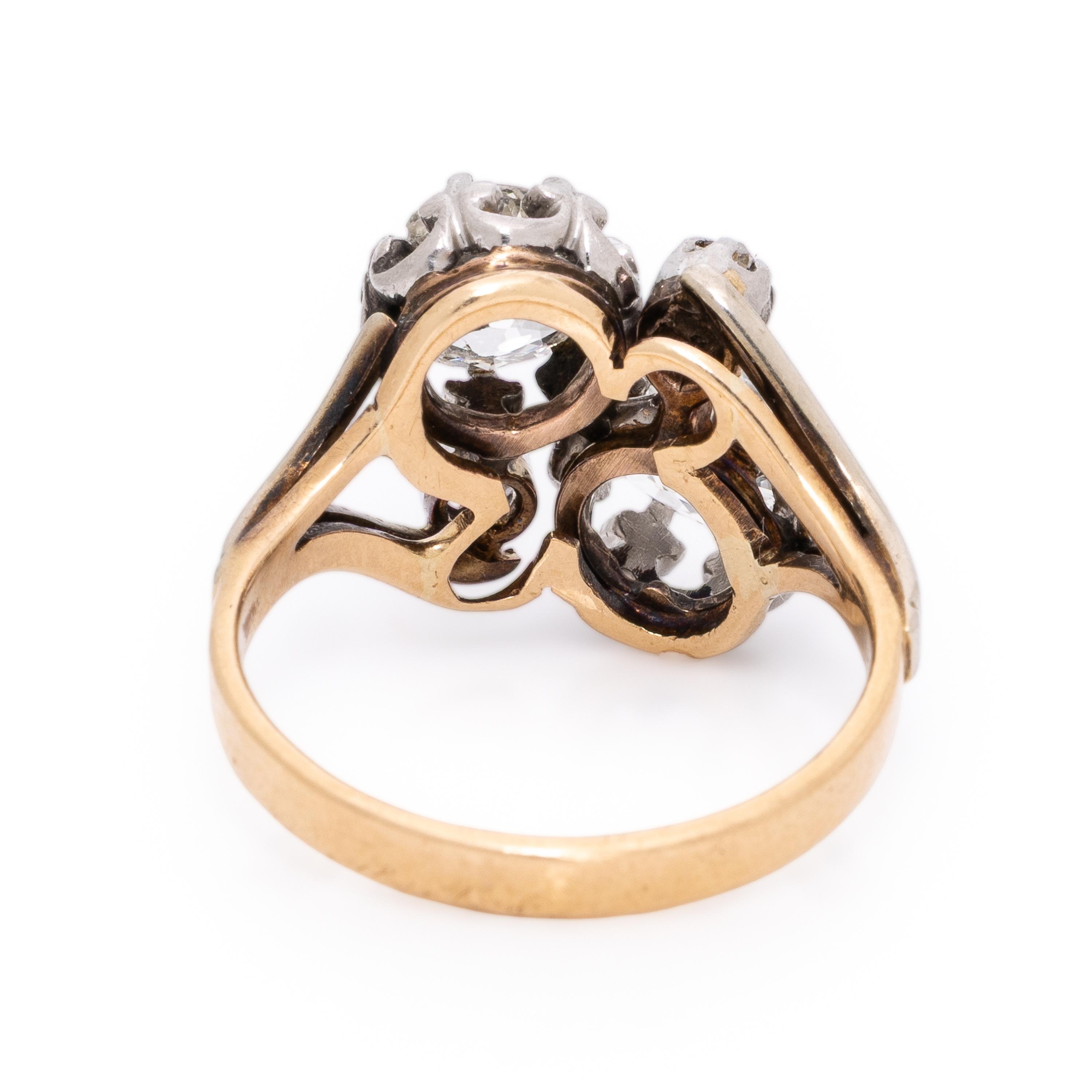 Diamond Twin Ring