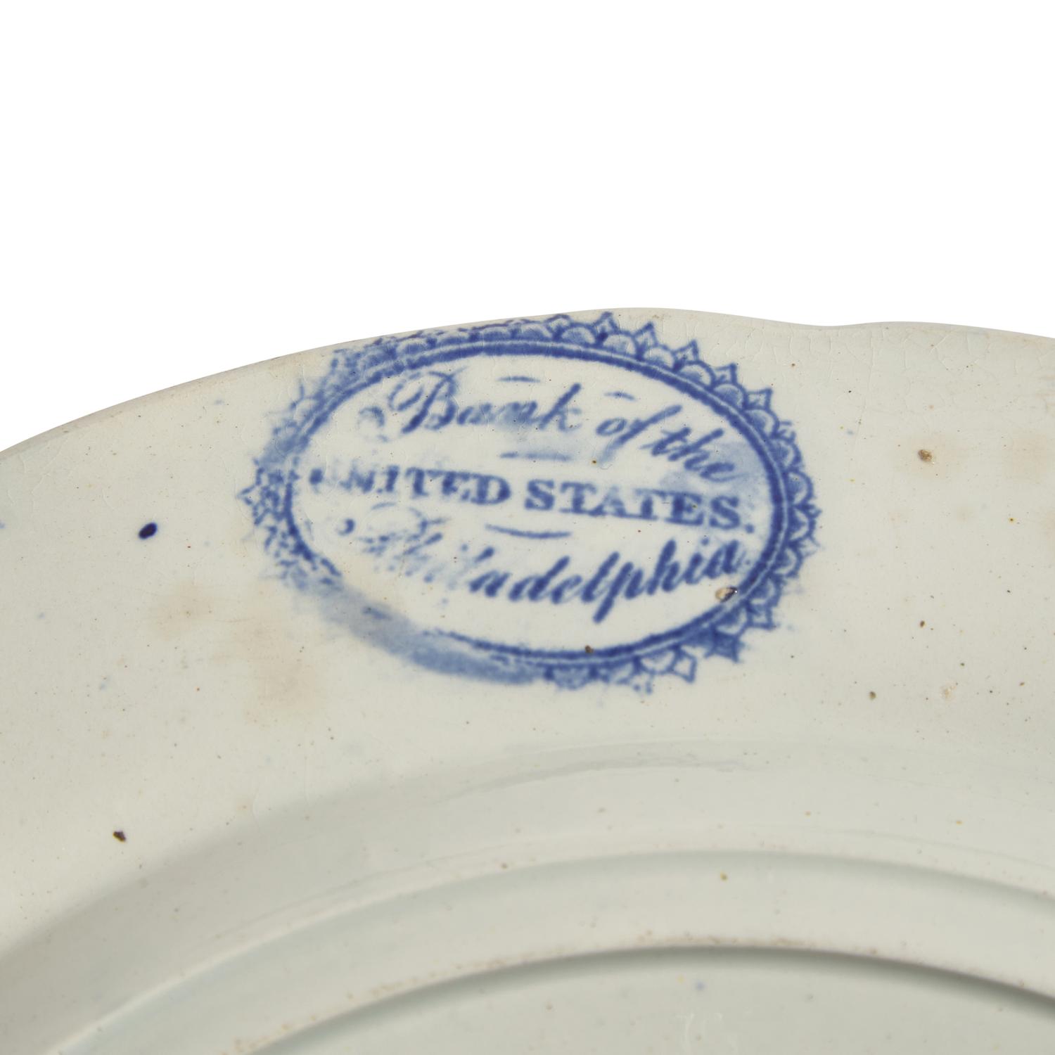 A Group of Four Staffordshire Historical Blue Plates