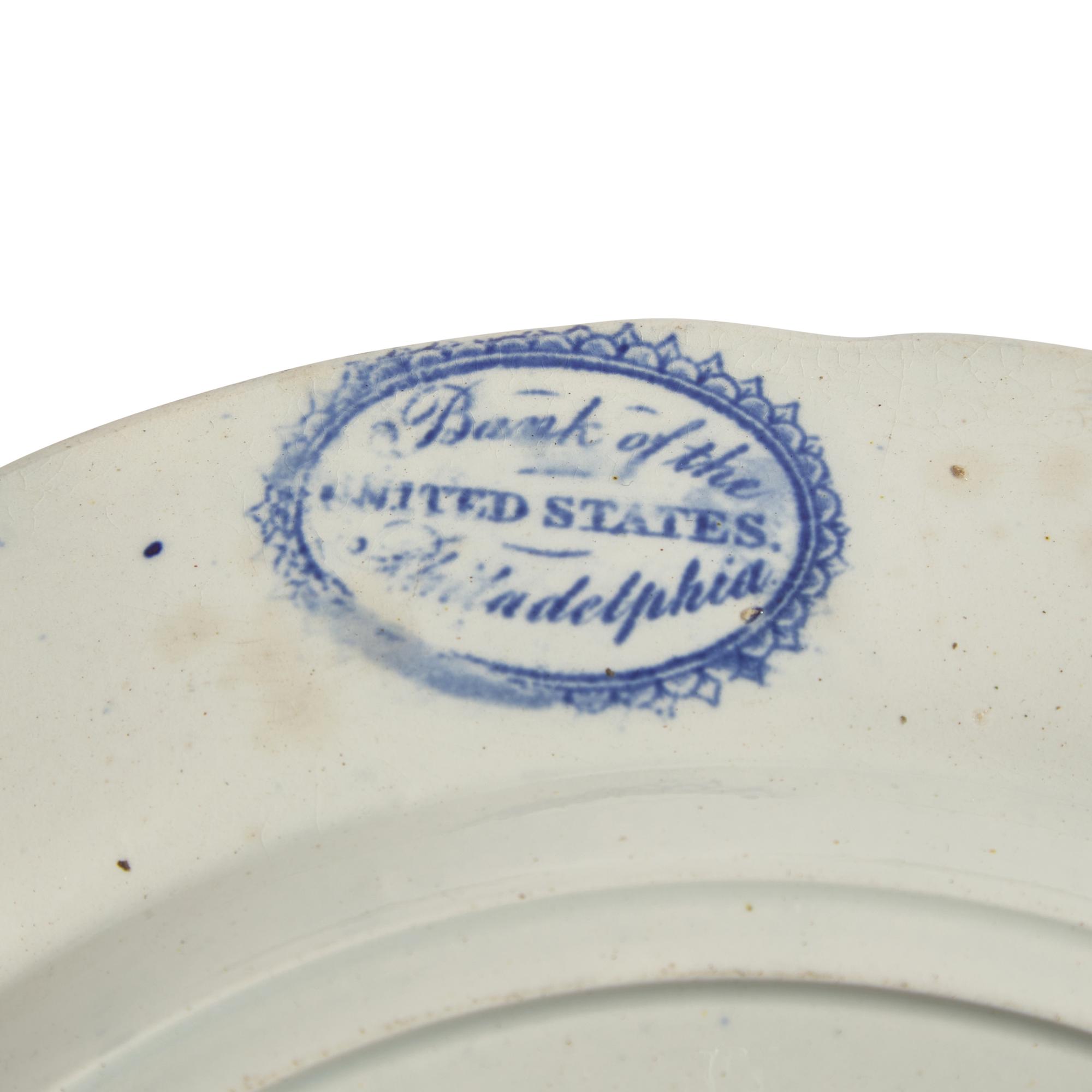 A Group of Four Staffordshire Historical Blue Plates