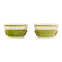 A Pair of Italian Earthenware Jardinieres