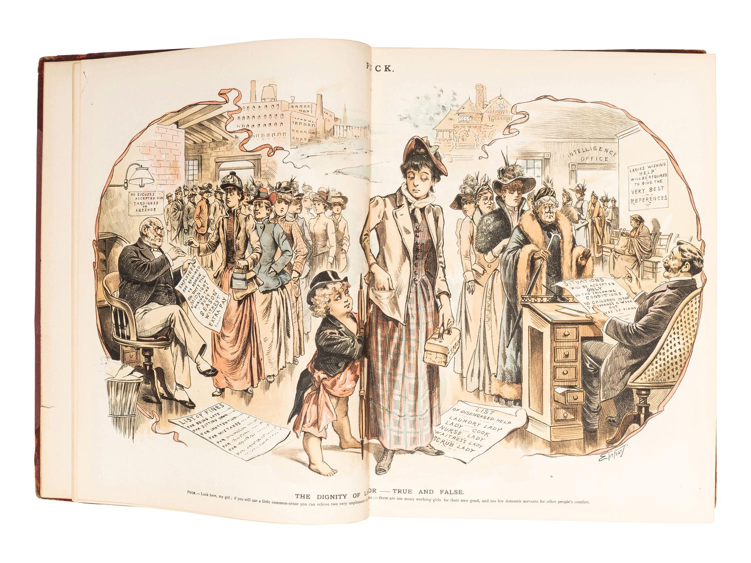 [1888 and 1892 ELECTION]. A group of ephemera related from the 1888 presidential campaigns of Benjamin Harrison and Grover Cleveland, comprising:
