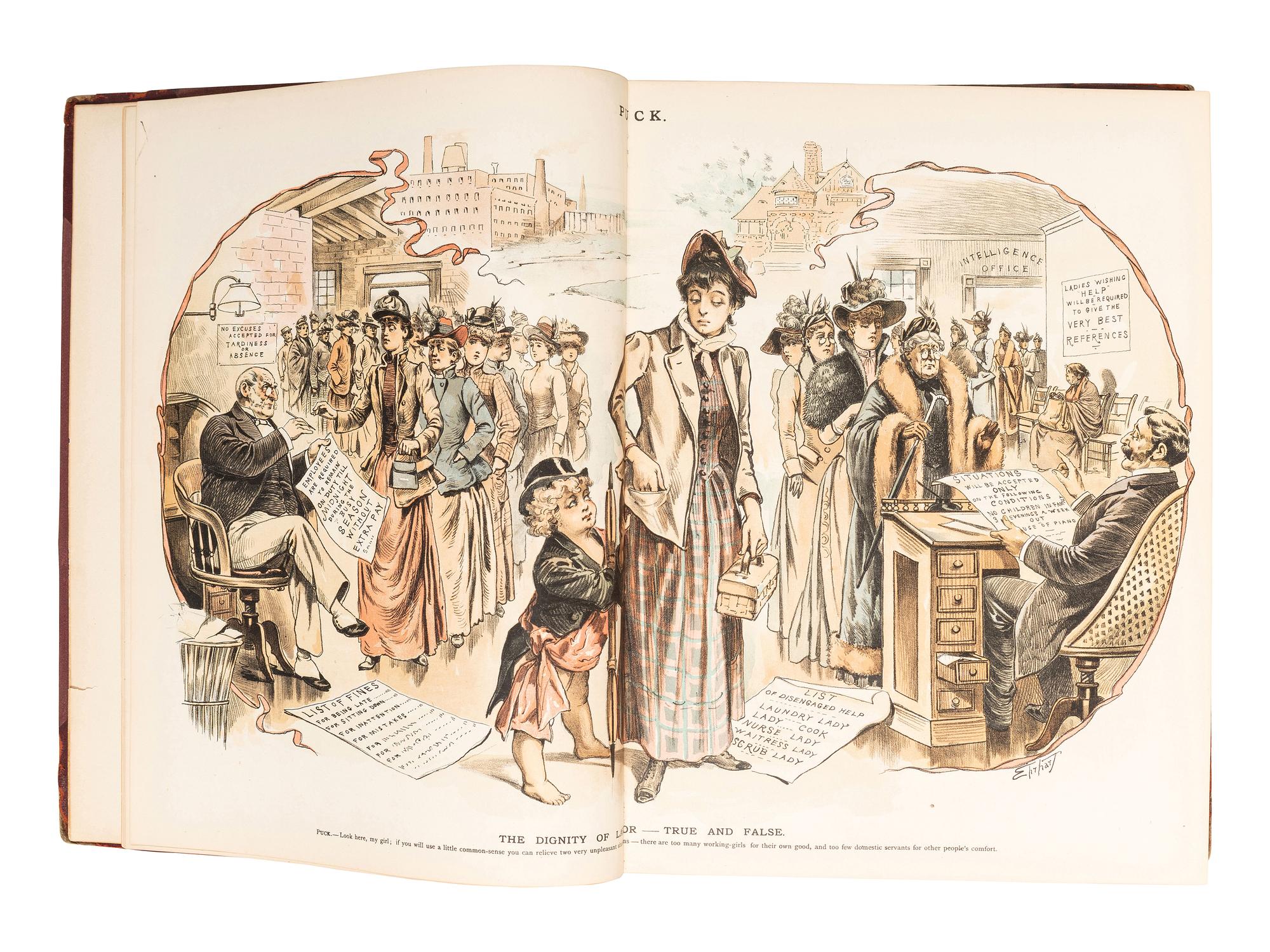 [1888 and 1892 ELECTION]. A group of ephemera related from the 1888 presidential campaigns of Benjamin Harrison and Grover Cleveland, comprising: