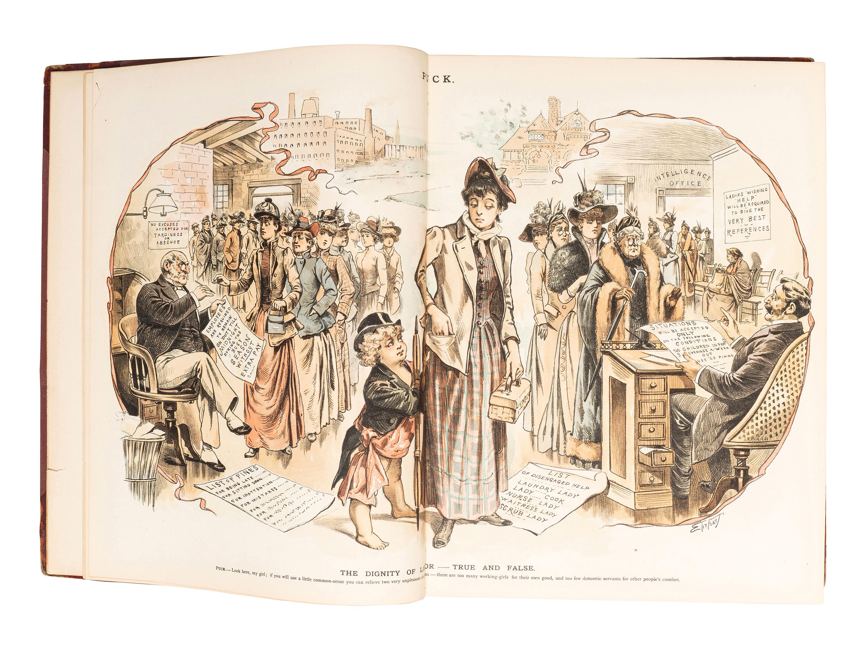 [1888 and 1892 ELECTION]. A group of ephemera related from the 1888 presidential campaigns of Benjamin Harrison and Grover Cleveland, comprising: