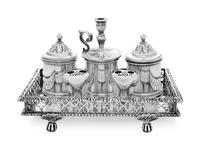 A Victorian Silver Standish